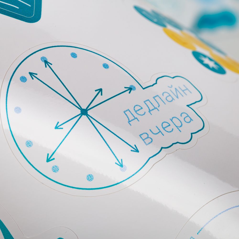 Наклейки ПВХ Sticker Pack на заказ, L, фото 5