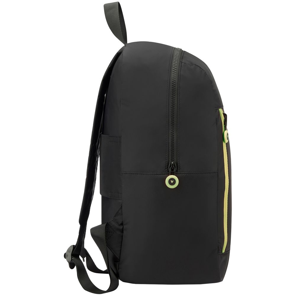 Складной рюкзак Compact Neon, черный с зеленым, фото 3