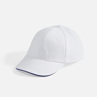 Бейсболка Buffalo, белая с темно-синим