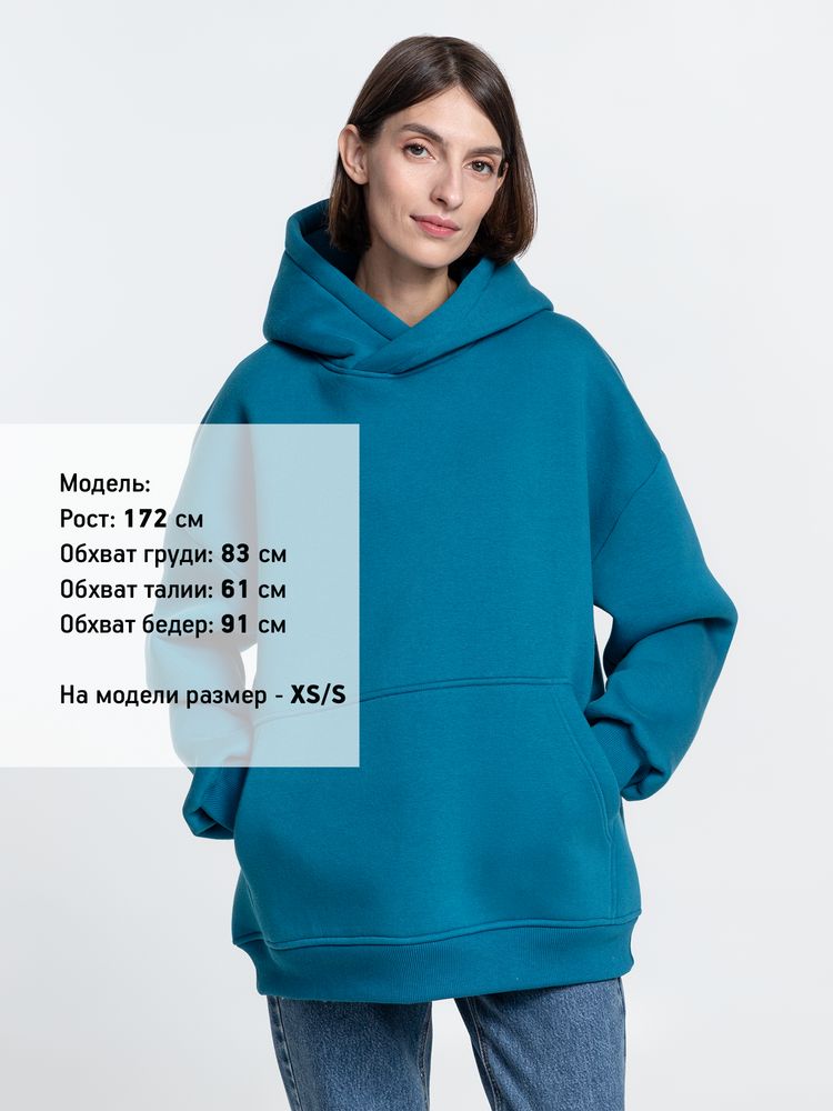 Худи Kulonga Oversize, бирюзовое, фото 5