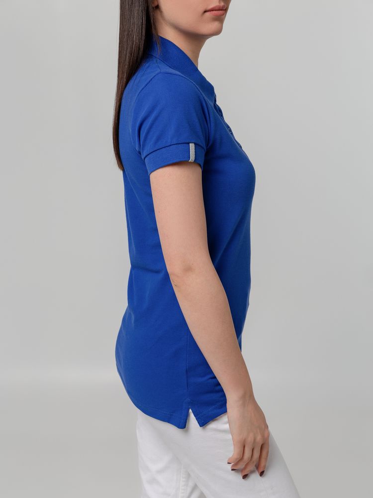 Рубашка поло женская Virma Premium Lady, ярко-синяя, фото 9