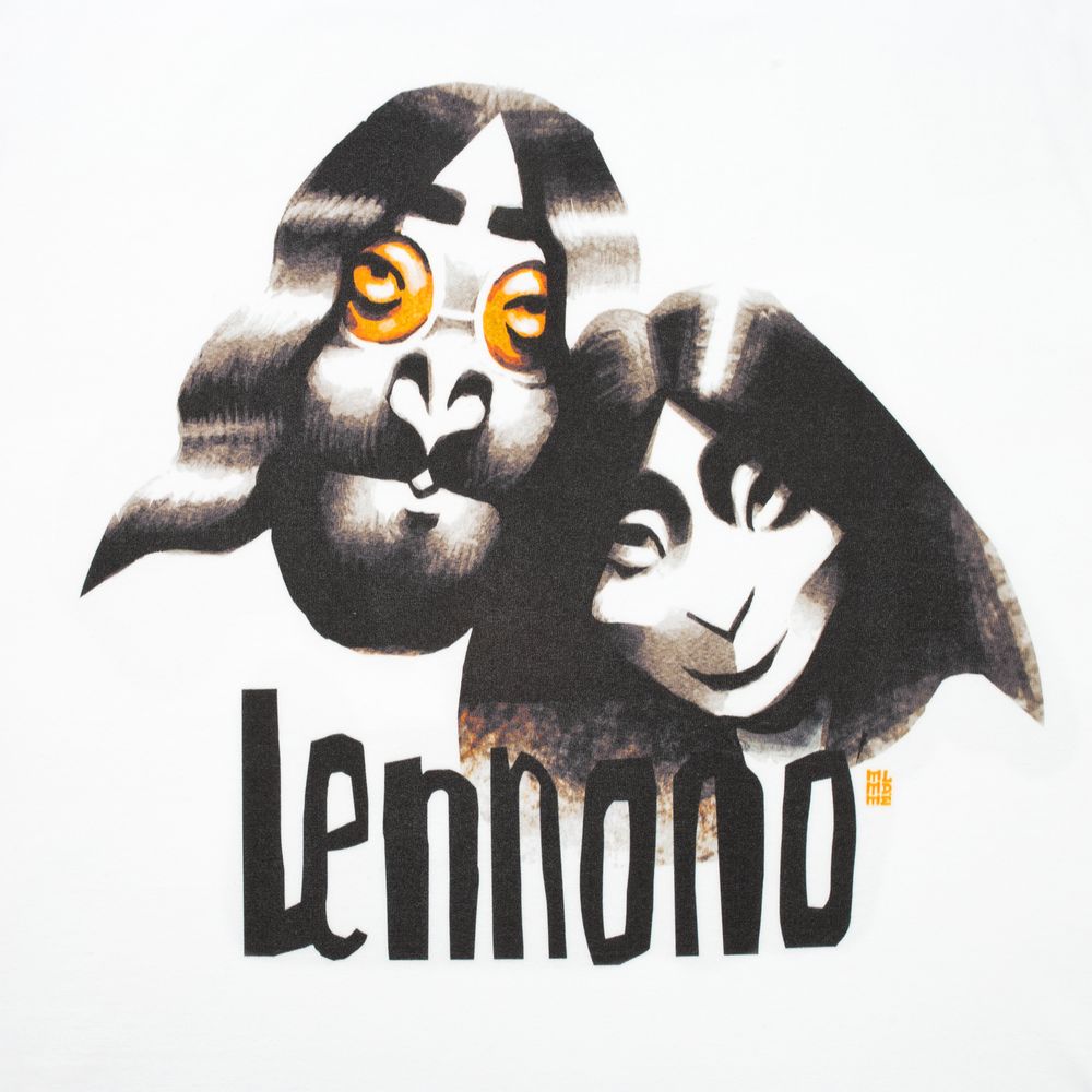 Футболка «Меламед. John Lennon, Yoko Ono», белая, фото 4