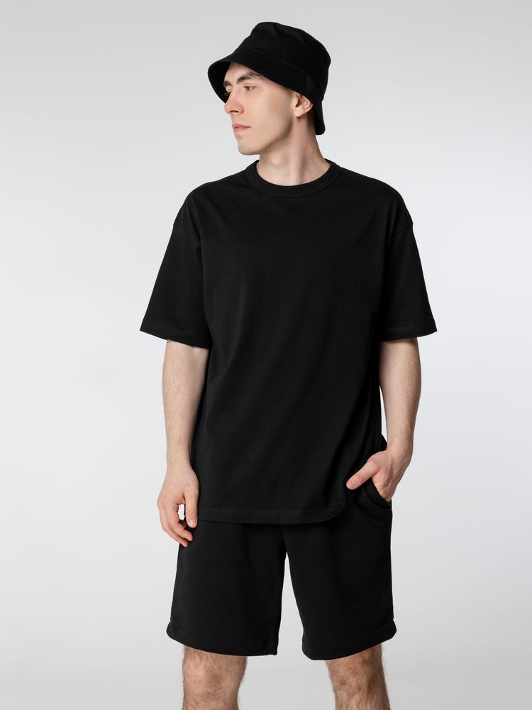Футболка оверсайз мужская Boxy Men, черная, фото 4