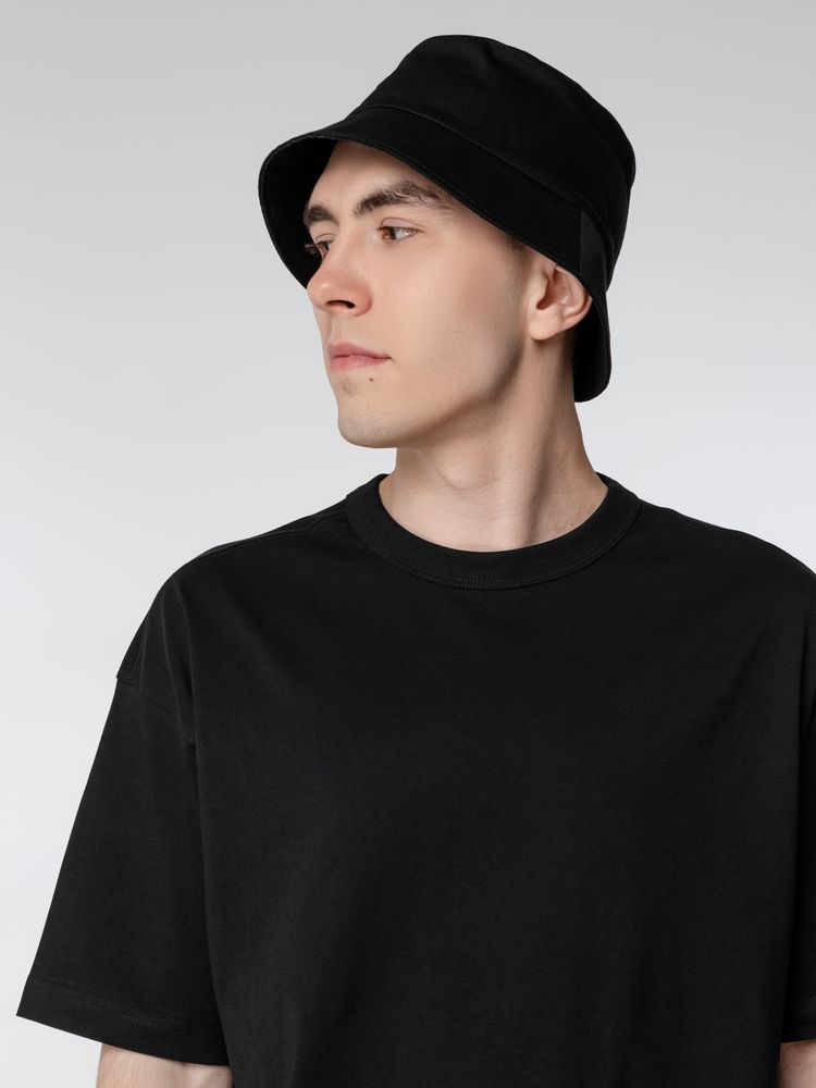 Футболка оверсайз мужская Boxy Men, черная, фото 6