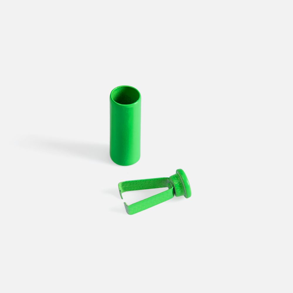 Наконечник для шнурка Nozzle, ver.2, зеленый неон, фото 3