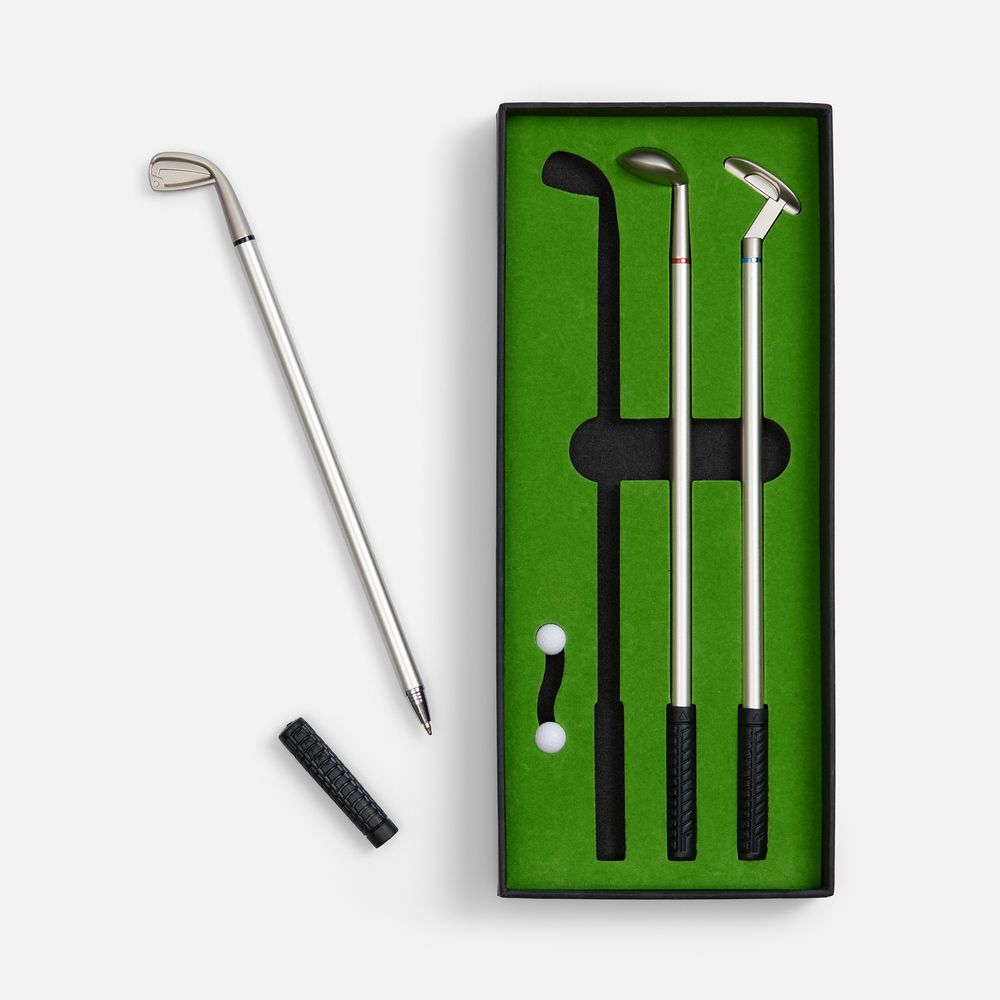 Настольный мини-гольф Golfink, черный с зеленым яблоком, фото 4