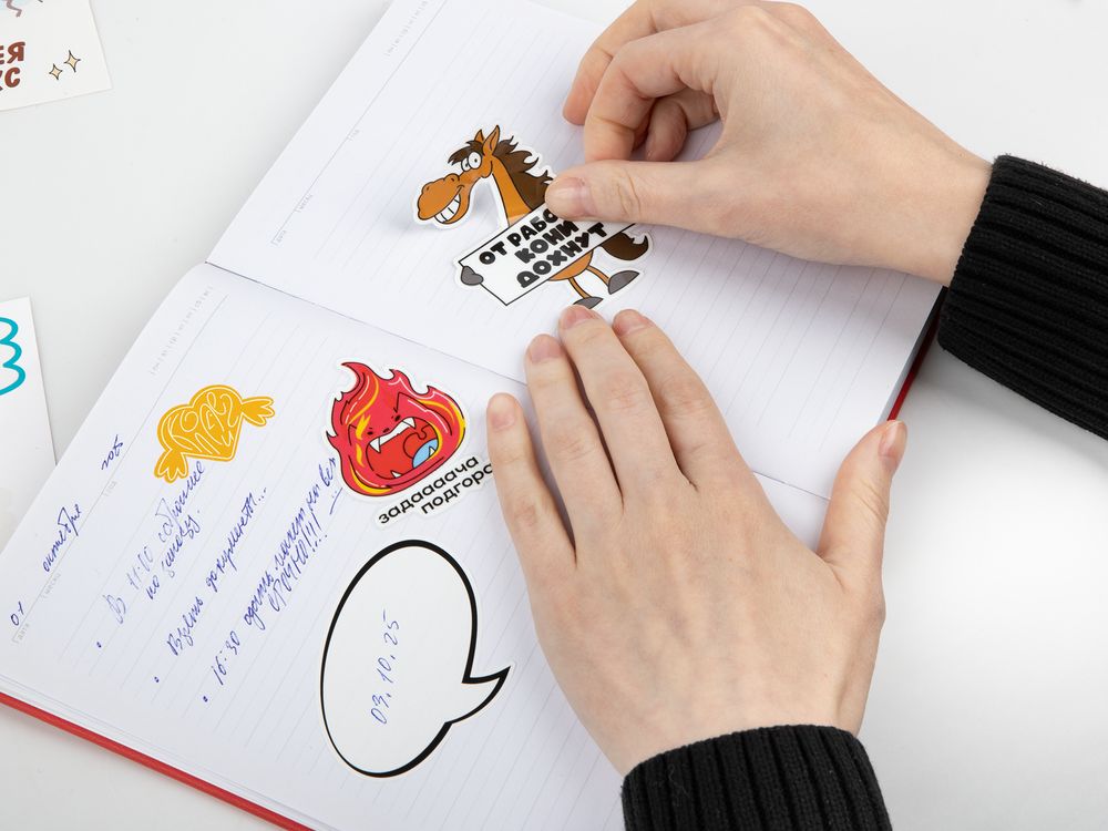 Наклейки ПВХ Sticker Pack на заказ, M, фото 7