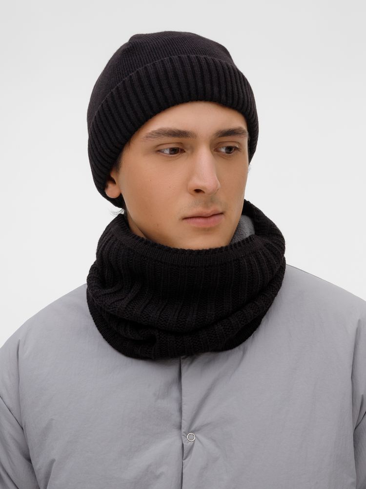 Шапка ComFleece, черная, фото 7