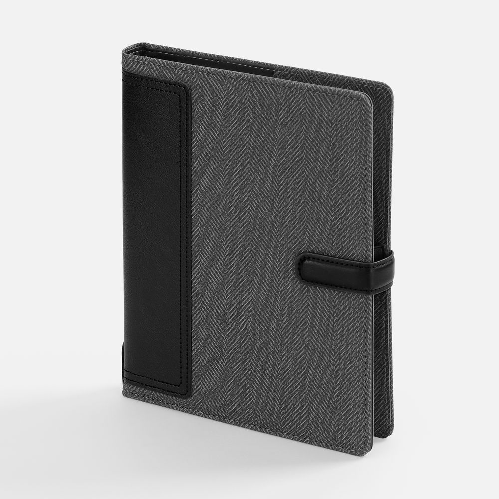 Ежедневник-органайзер Twill, недатированный, черный, фото 4