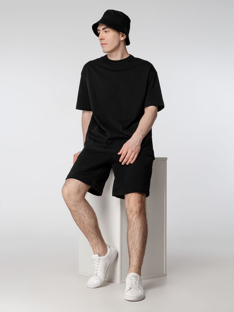 Футболка оверсайз мужская Boxy Men, черная, фото 7