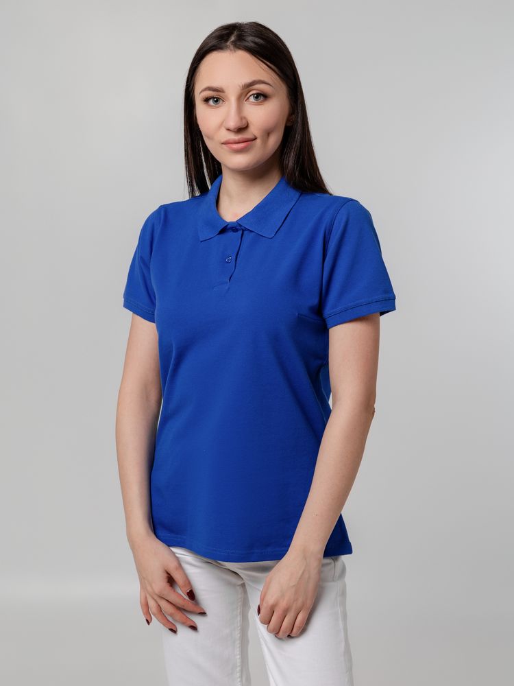 Рубашка поло женская Virma Stretch Lady, ярко-синяя, фото 5
