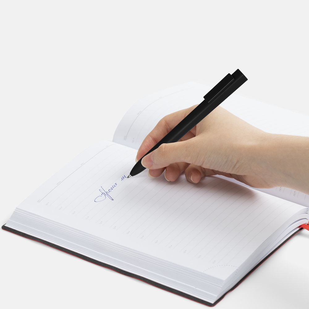Ручка шариковая Swiper SQ Soft Touch, черная, фото 4