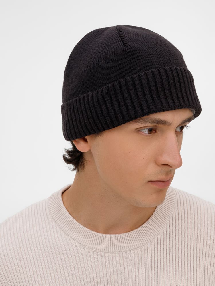Шапка ComFleece, черная, фото 4